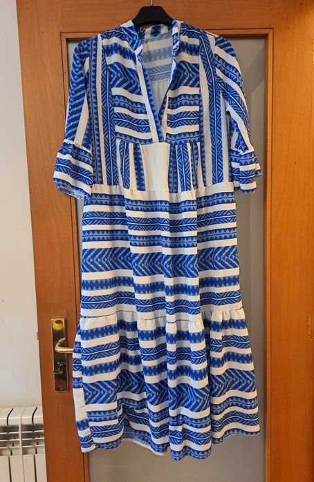 Vestido de verão/ ptaia tamanho unico