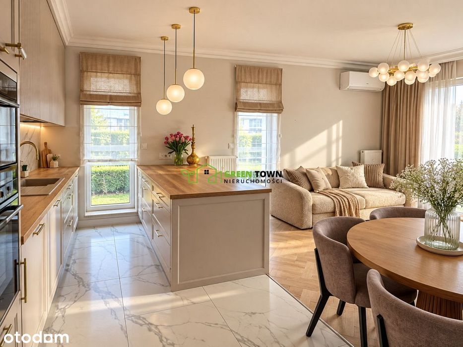 4-pokojowy apartament 75,82 m2 z tarasem i ogródki