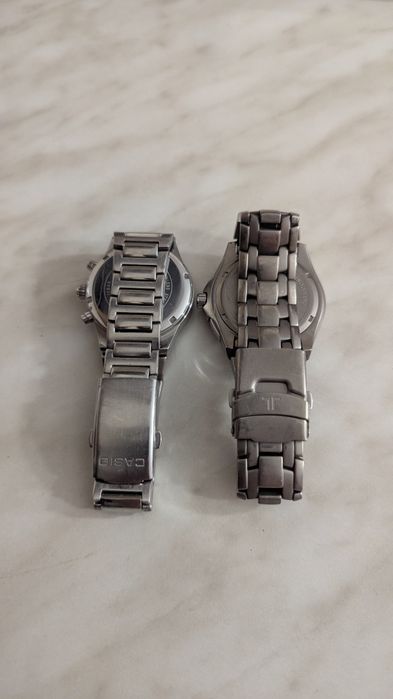 Часы Jacques lemans Titanium 1-1199, Casio edifice EF 500, годинник хронограф