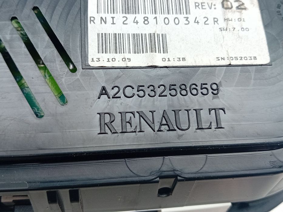 Quadrante / painel de instrumentos RENAULT Megane III Grandtour (KZ0/1