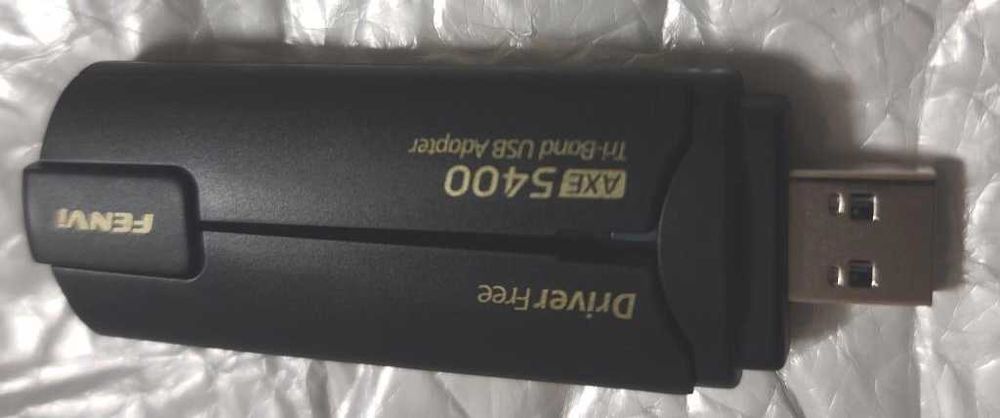 Трёхдиапазонный быстрый  USB WiFi-6 адаптер FENVI AXE5400