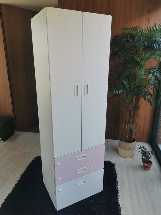 Conjunto IKEA STUVA – Roupeiro + Cómoda (Excelente Estado)