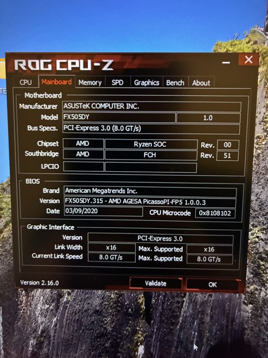 Laptop gaming Asus TUF FX505DY