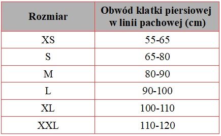 Orteza ósemkowa obojczyka korektor postawy ARMOR rozmiar M
