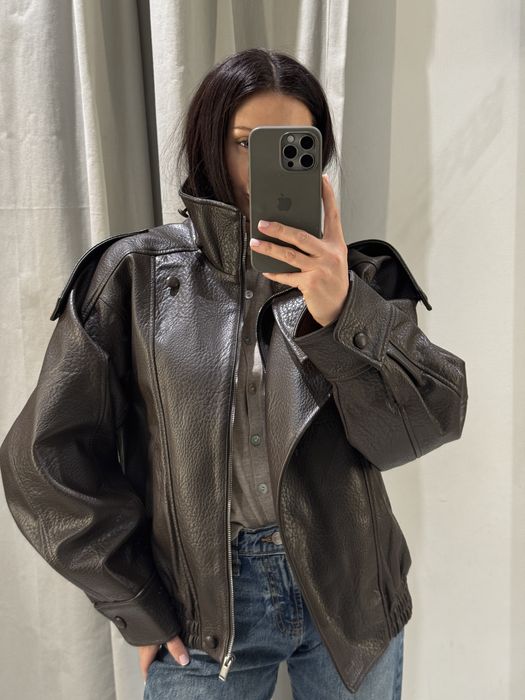 Куртка Zara шкіряна жіноча