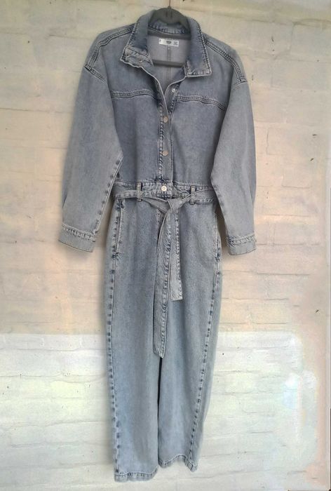 Трендовый джинсовый комбинезон MNG/Mango
