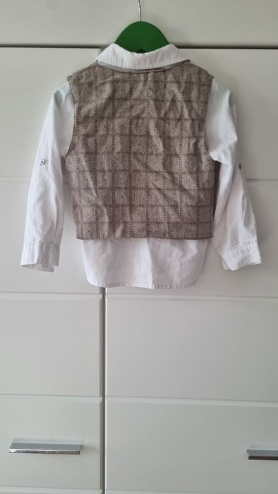 Koszula z kamizelką dla chłopca r.98