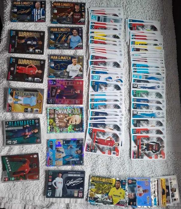 Topps Match Attax Club Cards Lot – Man of the Match etc.