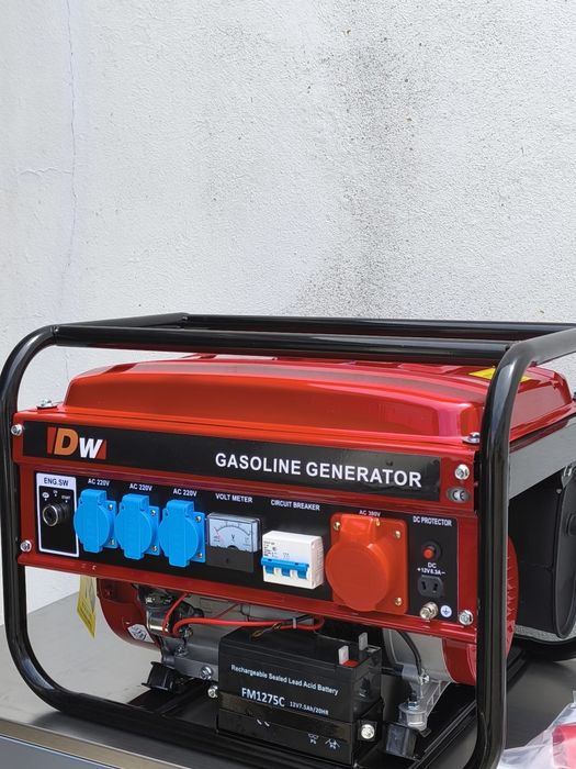 Gerador 8500w arranque eléctrico de chaves monofásico e trifásico