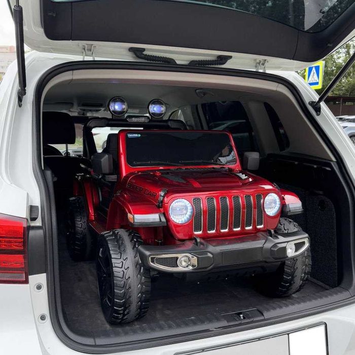 Детский электромобиль Jeep Wrangler Rubicon Дитячий електромобіль джип