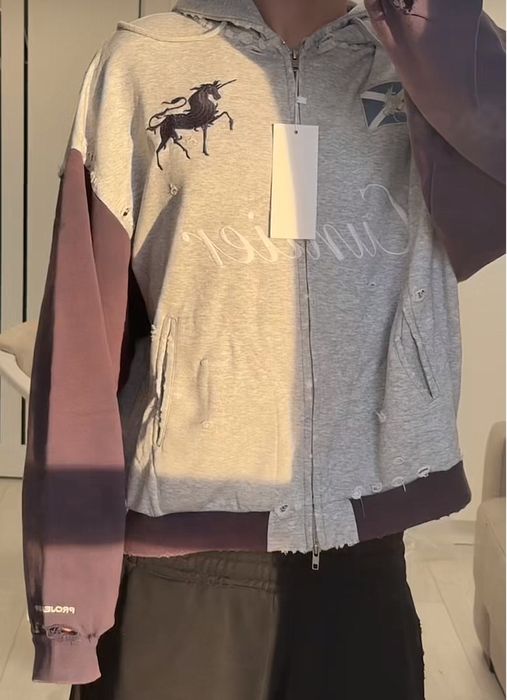Зип худи Project G/R Grailz project Cuntier M L vetements balenciaga