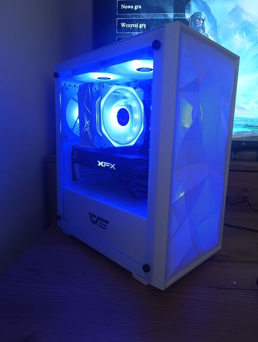Komputer do gier i nauki | RX 480 8GB | 16GB RAM | ARGB Mesh | Stan Igła