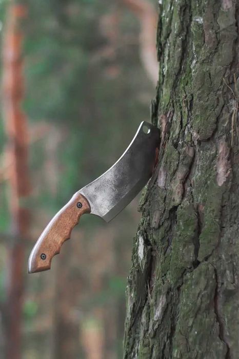 Кухонна сокира тяпка з дерев'яною ручкою | Кухонный топор 500 г