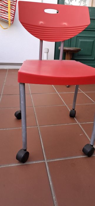 Cadeira plastico secretária criança