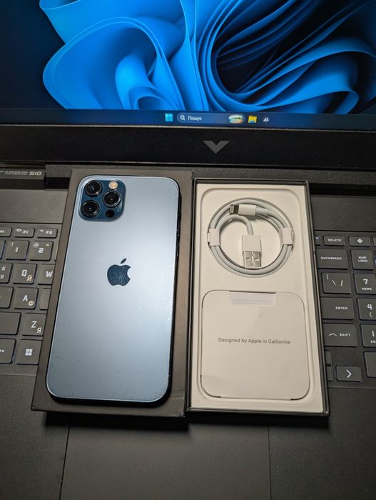 iphone 12 pro 128 gb blue - купить мобильные телефоны и смартфоны