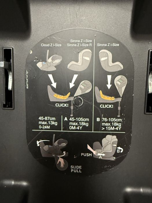 Cybex sirona z i-size + baza obrotowa 360