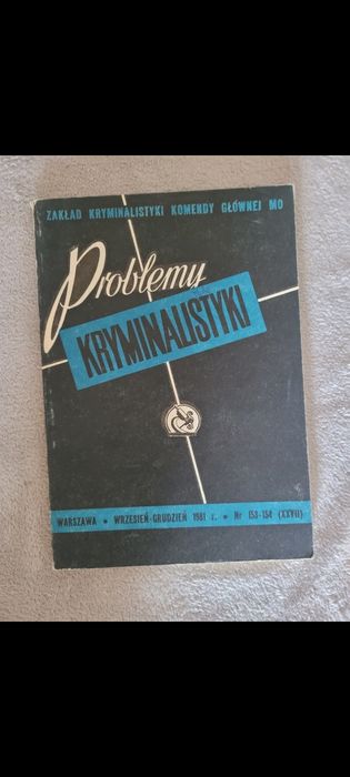 Komplet czasopism problemy kryminalistyki