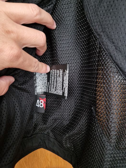 Casaco Dainese de verão Hyper Flux D-Dry Black - tamanho 48