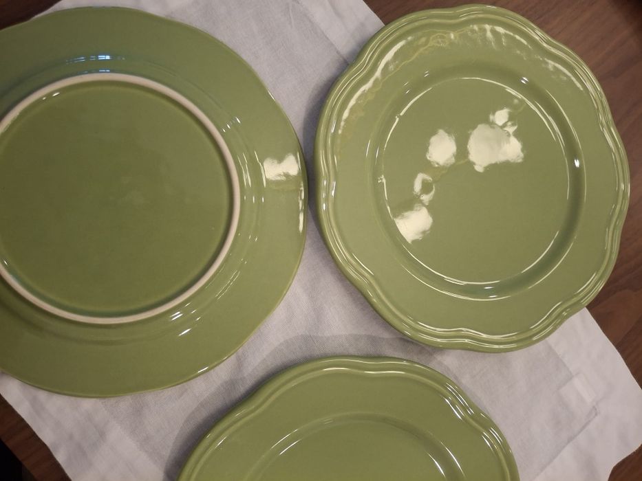 Conjunto de 3 pratos rasos