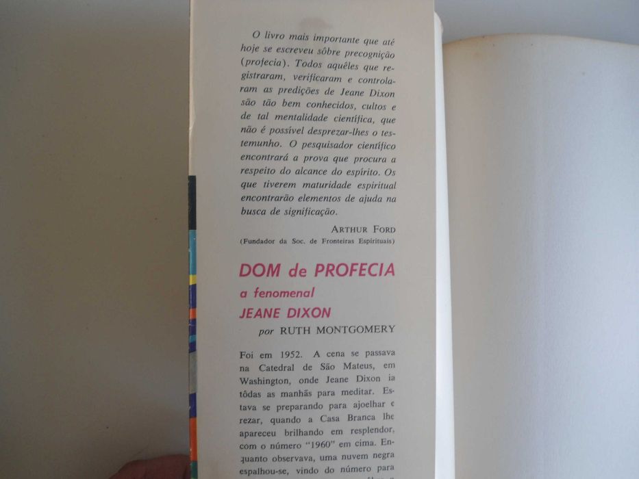 Dom de Profecia pela fenomenal Jeane Dixon