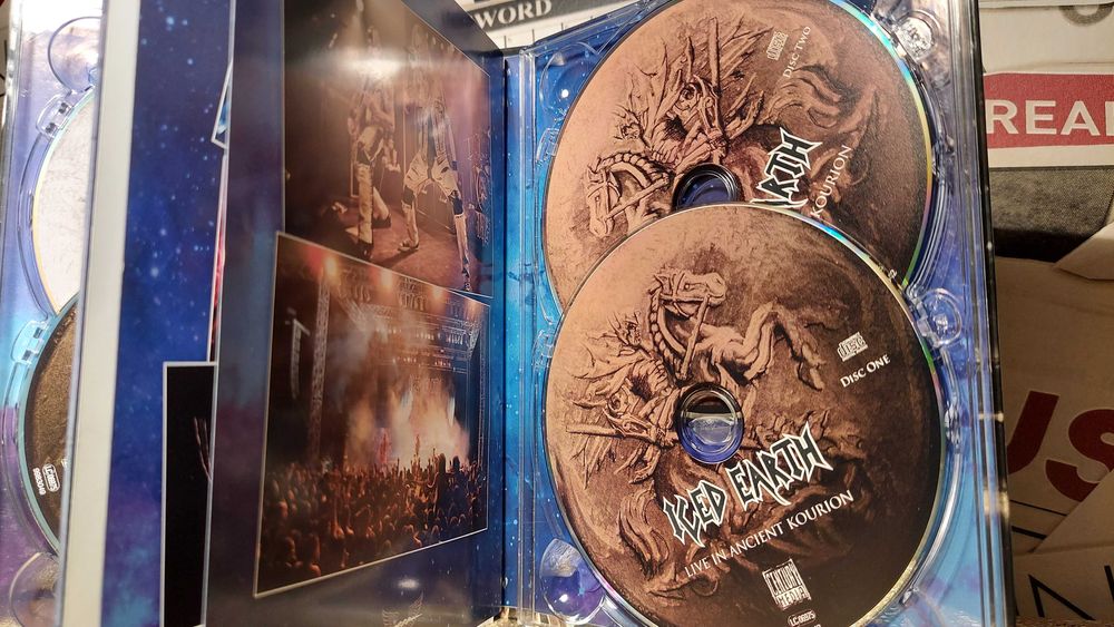 Iced Earth - Live In Ancient Kourion Mediabook Blu-ray + DVD + 2 x CD