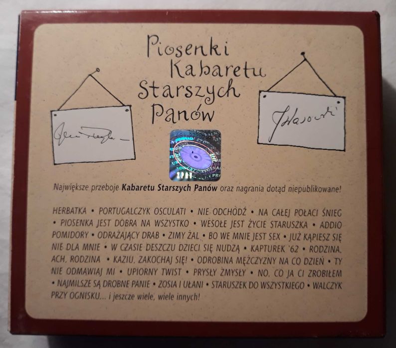 CD Piosenki Kabaretu Starszych Panów