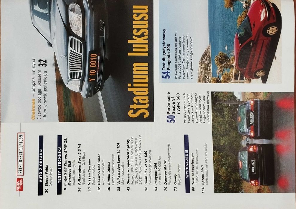 Auto Motor i Sport 11/1999 (nie Auto Świat)