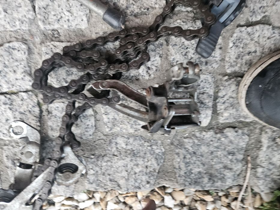 Przerzutki przód, tył shimano, linki, stopka