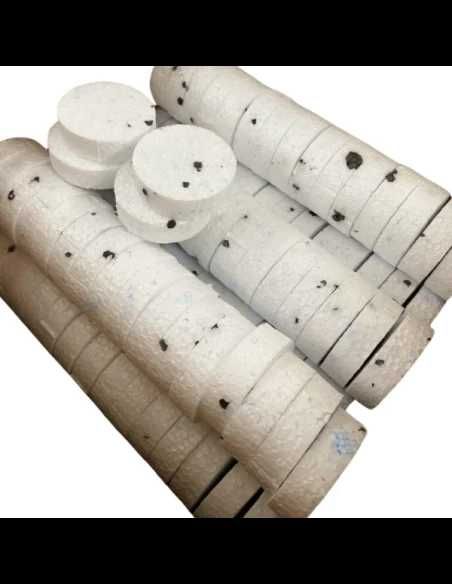 Zaślepki styropianowe, krążki, 100szt