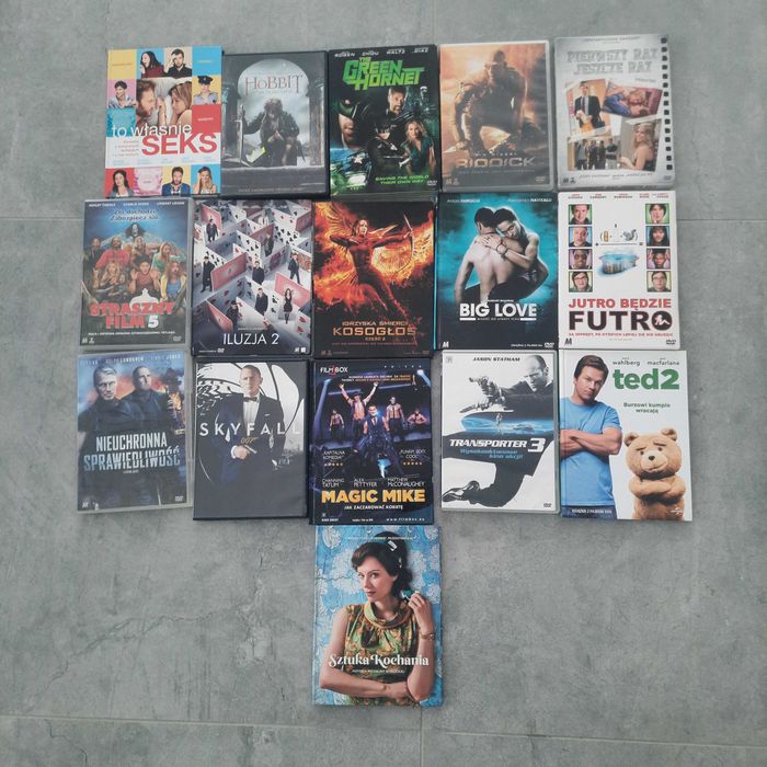 Płyty DVD cena za całość