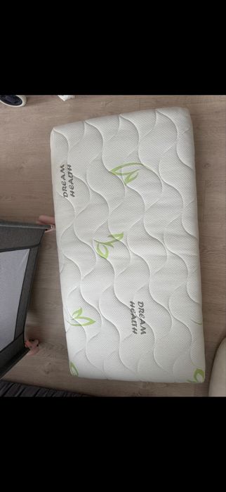 Манеж-кровать Kinderkraft Joy 2 темно-серый , есть отделно матрас