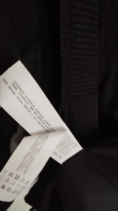 Elegancka sukienka Zara L wiązana wiskoza czarna