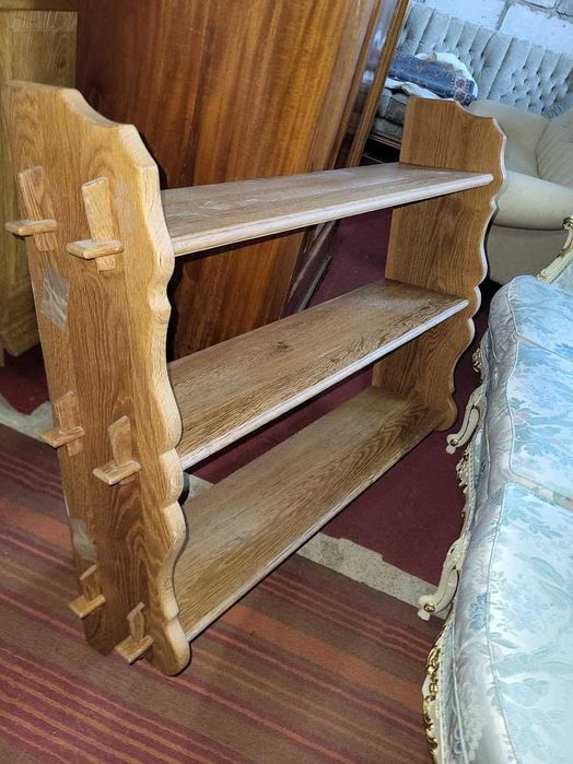 Bardzo ładna półka dębowa wisząca z drewna dębowego