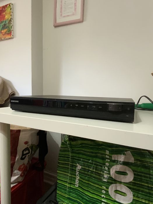 Conjunto dvd + colunas samsung