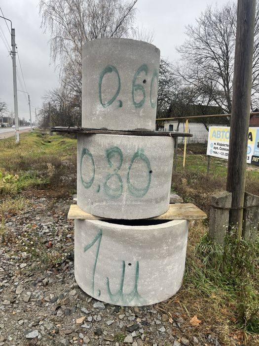 Кільця бетоні, катки, септик, криниця