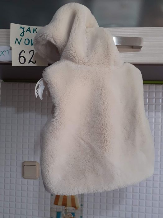 Next 62 68 futerko 74 otulacz kamizelka bezrękawnik miś misiowy