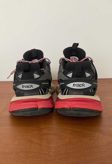 Balenciaga TRACK - 38, preto + vermelho