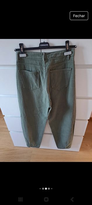 Calças verdes 36