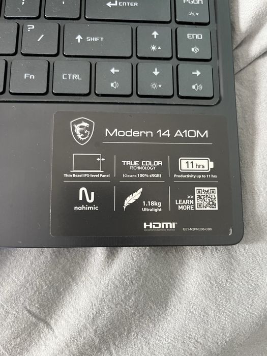 MSI Laptop Modern 14