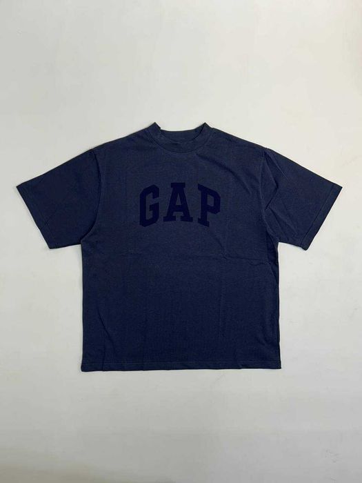 Футболка синя Yeezy GAP BALENCIAGA YZY футболка синяя t-shirt S M L