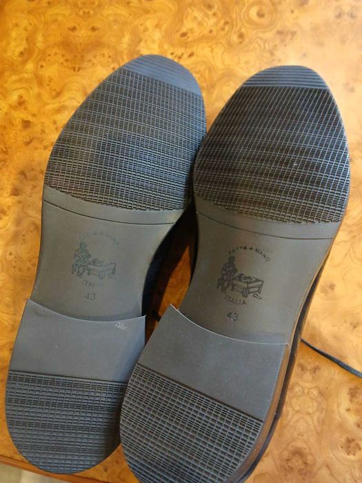 Туфли мужские черные кожа 43 размер