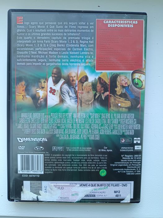 DVD scary movie 4