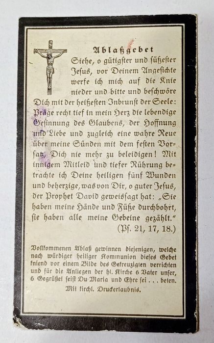 Militaria de Trincheira Cartão de Morte divisão SS Totenkopf