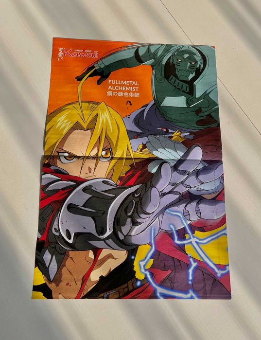 Plakat z anime Sword Art Online oraz Fullmetal Alchemist