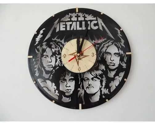 Zegar ścienny płyta winylowa METALLICA