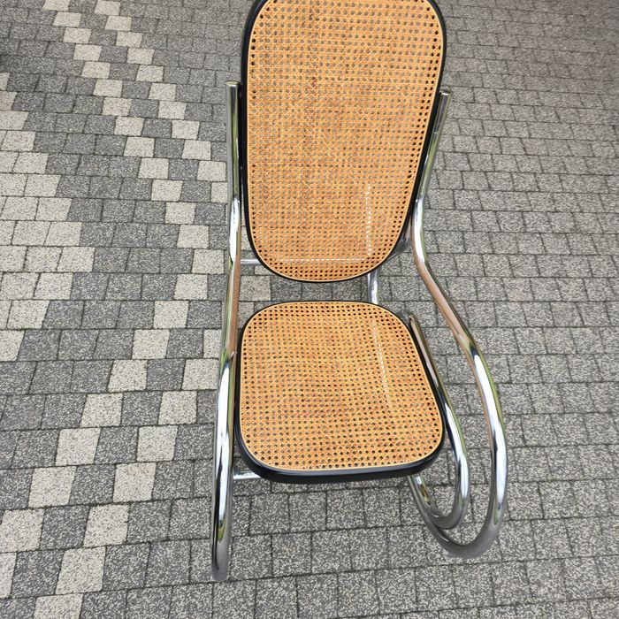Oryginalny Kultowy Fotel Bujany Ceska Bauhaus  Marcel Breuer