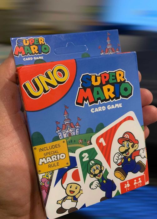 Gra Karciana Uno Super Mario Bros Karty do gry Gra Planszowa nie flip