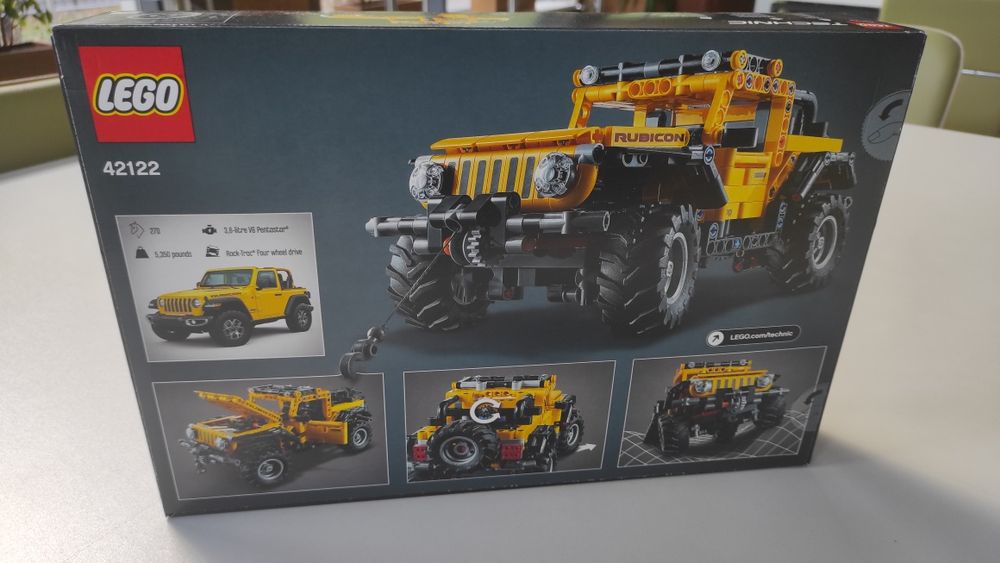 Конструктор LEGO Technic 42122 Jeep Wrangler (665 Деталей)