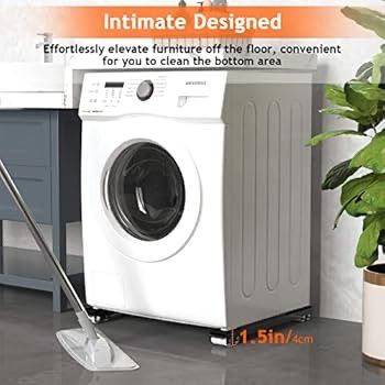 Rolo suporte plataforma extensível p/ eletrodomésticos pesados - NOVO