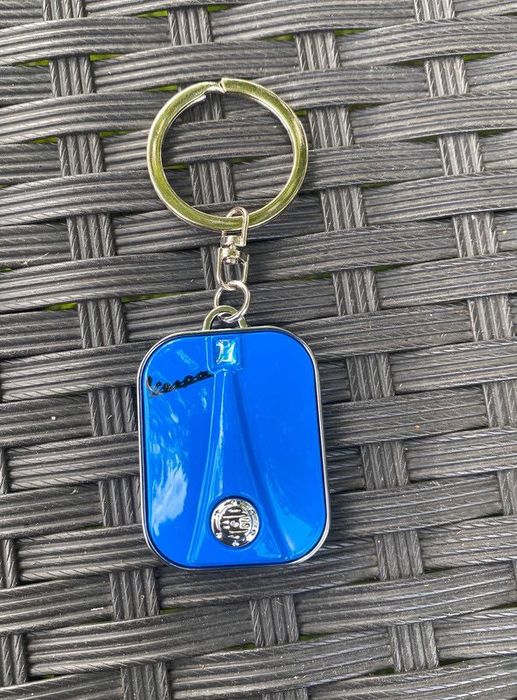Oryginalny Niebieski Brelok do kluczy Vespa Piaggio